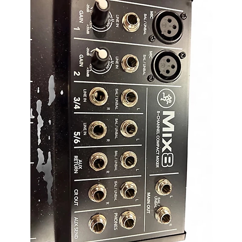 Used Mackie Mix8 Unpowered Mixer