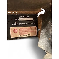 Used Fender SIDEKICK BASS 30 Bass Combo Amp