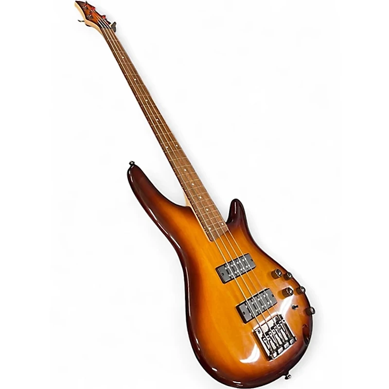 Used Ibanez SR370EF BROWN BURST Electric Bass Guitar