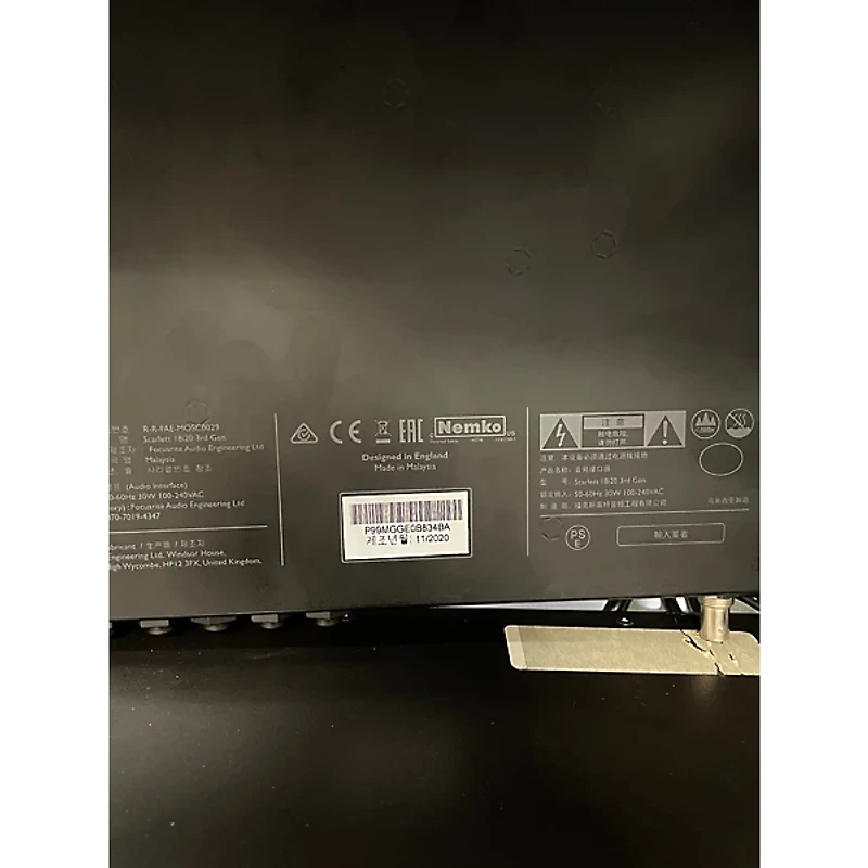 Used Focusrite Scarlett 18i20 Gen 3 Audio Interface