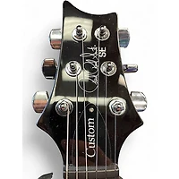 Used PRS SE Custom 24 Black Gold Sunburst Solid Body Electric Guitar