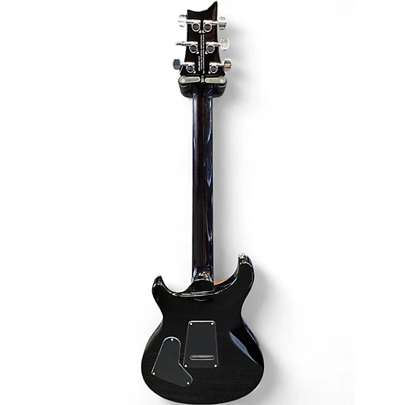 Used PRS SE Custom 24 Black Gold Sunburst Solid Body Electric Guitar