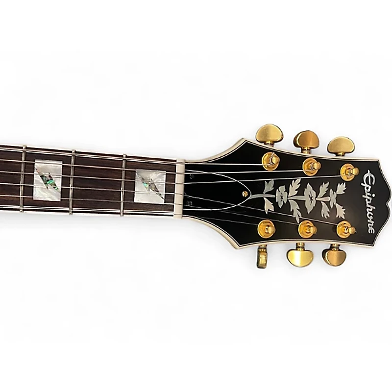 Used Epiphone EMILY WOLFE SHERATON WHITE Hollow Body Electric Guitar