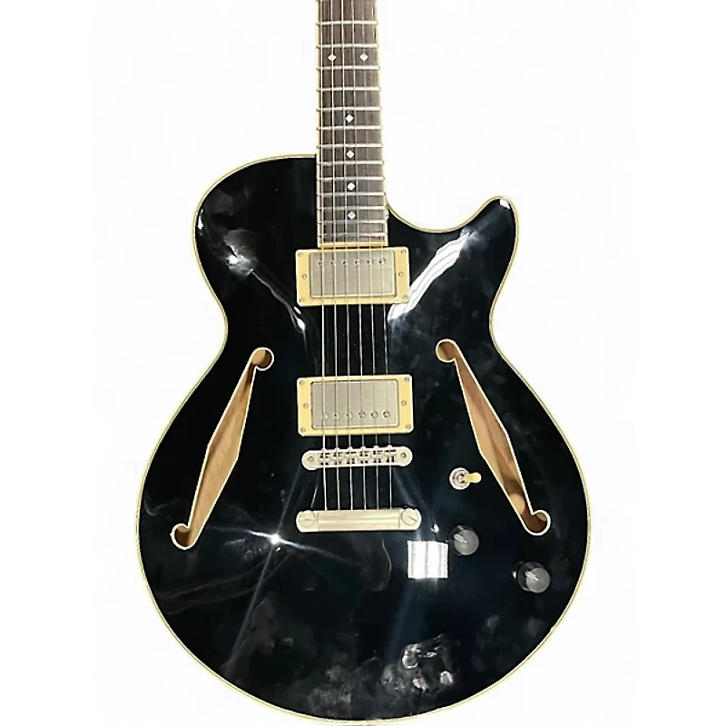 Used D'Angelico EXCEL SS TOUR Black Hollow Body Electric Guitar