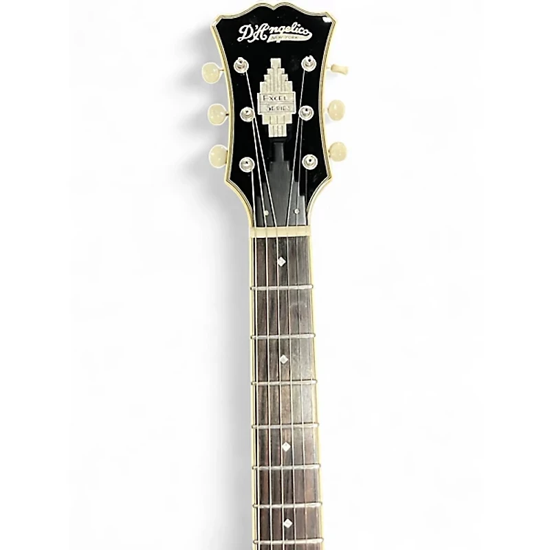 Used D'Angelico EXCEL SS TOUR Black Hollow Body Electric Guitar
