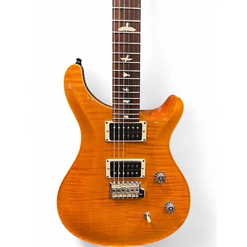 Used PRS CE24 Trans Amber Solid Body Electric Guitar