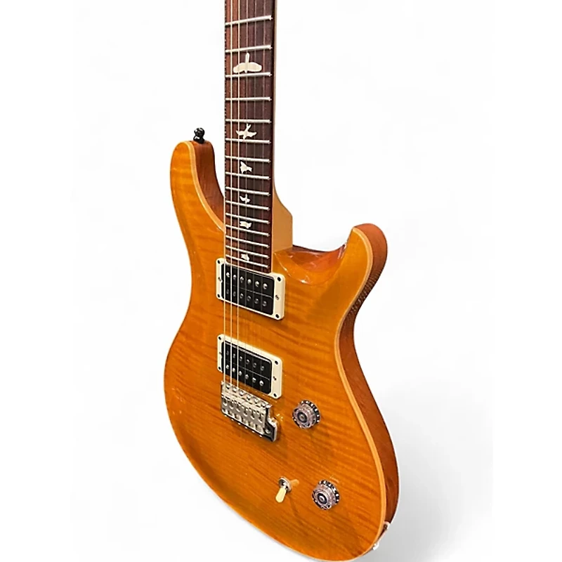 Used PRS CE24 Trans Amber Solid Body Electric Guitar