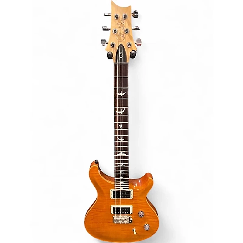 Used PRS CE24 Trans Amber Solid Body Electric Guitar