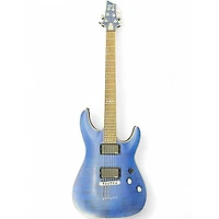 Used Schecter Guitar Research C1 Platinum Blue Solid Body Electric Guitar