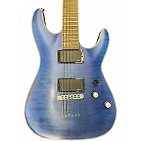 Used Schecter Guitar Research C1 Platinum Blue Solid Body Electric Guitar