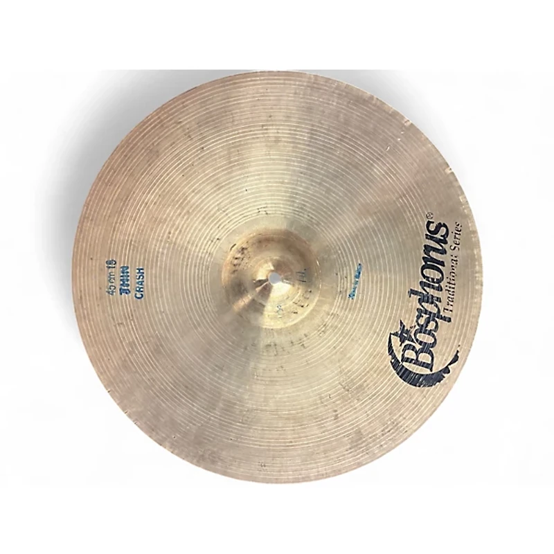 Used Bosphorus Cymbals 18in TRADITIONAL CRASH Cymbal
