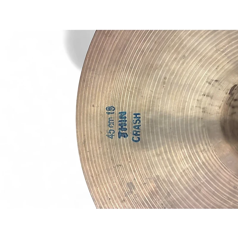 Used Bosphorus Cymbals 18in TRADITIONAL CRASH Cymbal