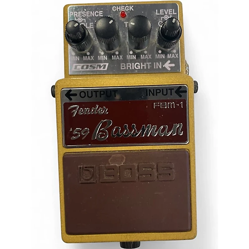 Used BOSS FBM1 Fender 59 Bassman Effect Pedal