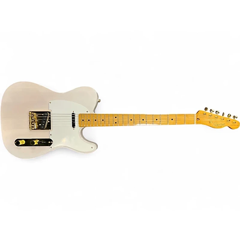 Used Squier Classic Vibe 1950S Telecaster WHITE BLONDE Solid Body Electric Guitar