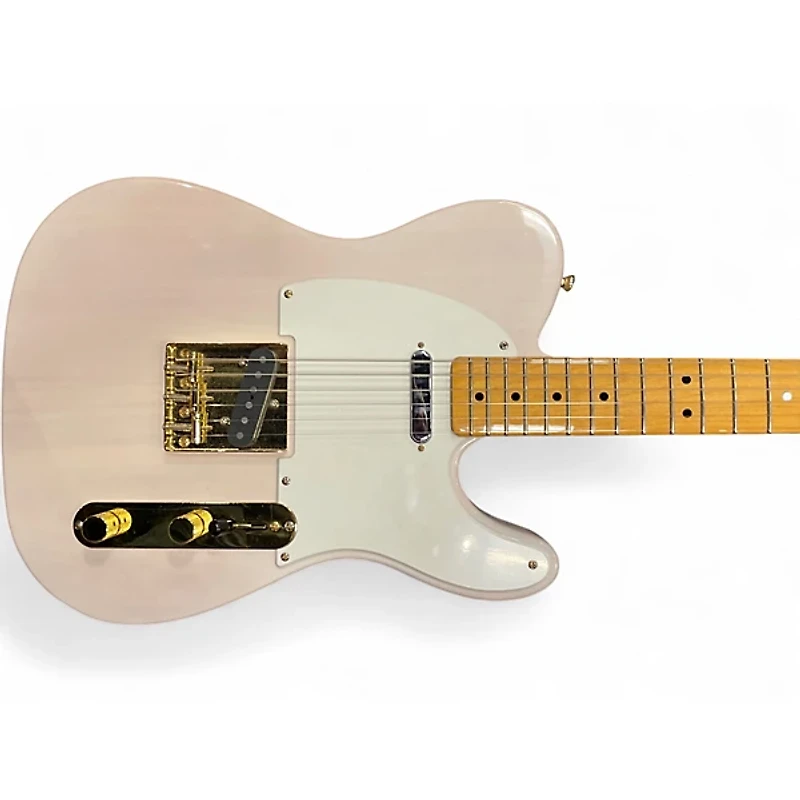 Used Squier Classic Vibe 1950S Telecaster WHITE BLONDE Solid Body Electric Guitar