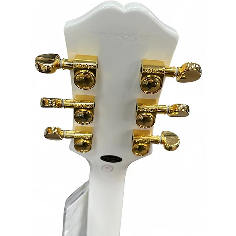 Used Epiphone Les Paul Custom Alpine White Solid Body Electric Guitar
