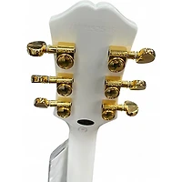 Used Epiphone Les Paul Custom Alpine White Solid Body Electric Guitar
