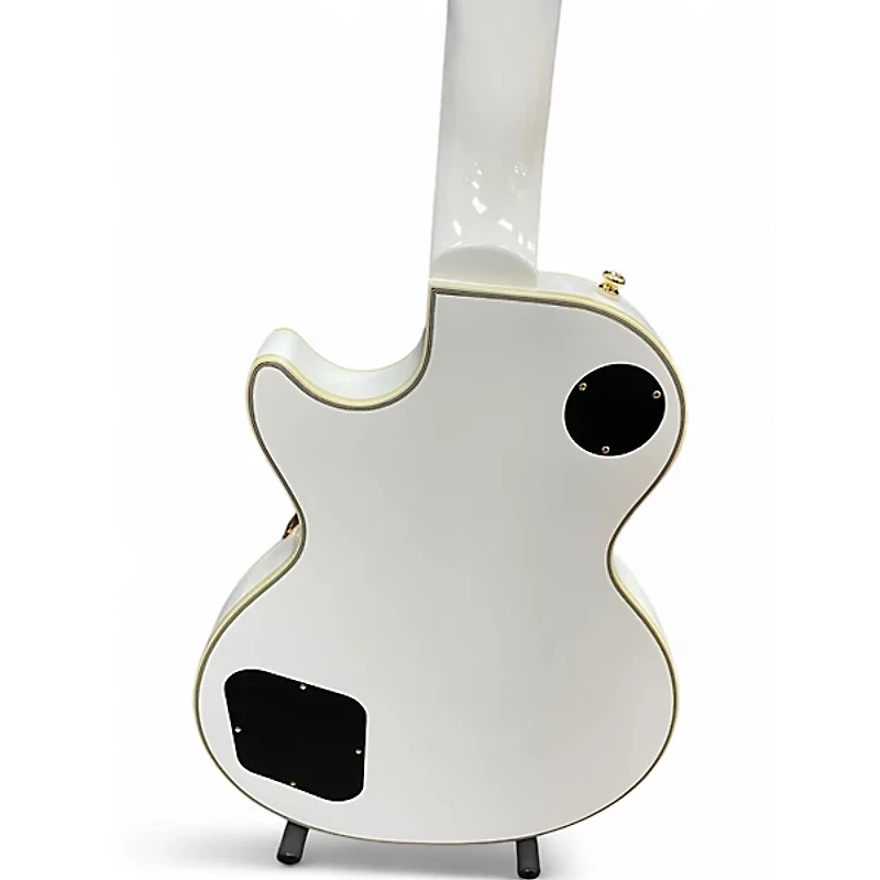 Used Epiphone Les Paul Custom Alpine White Solid Body Electric Guitar