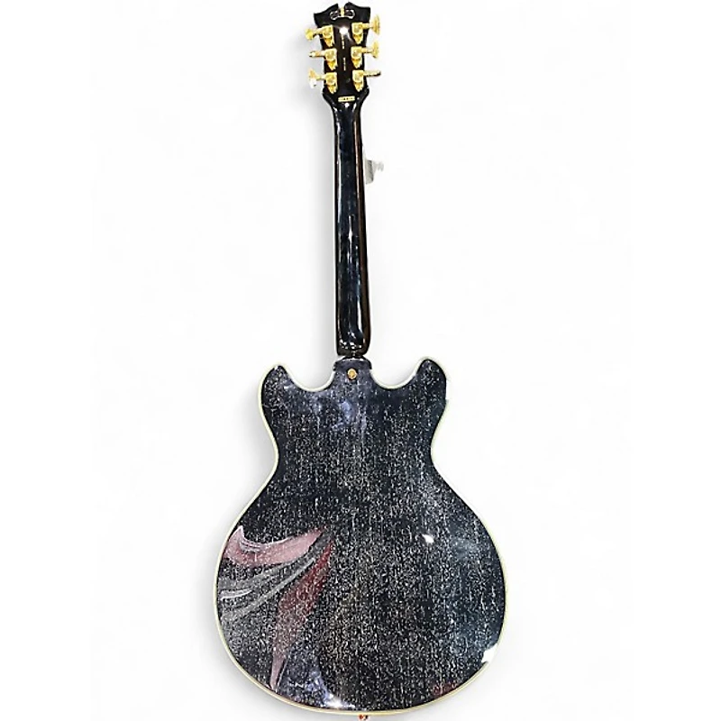 Used D'Angelico Excel Mini DC Black Dog Hollow Body Electric Guitar