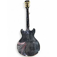 Used D'Angelico Excel Mini DC Black Dog Hollow Body Electric Guitar