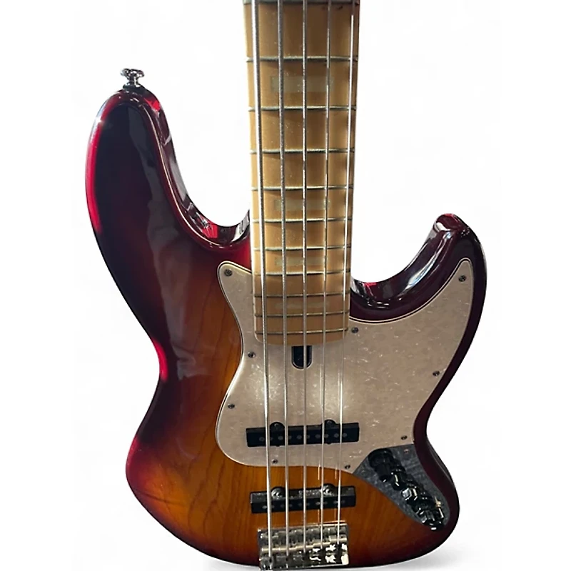 Used Sire Marcus Miller V7 Swamp Ash 5 String Sunburst Electric Bass Guitar