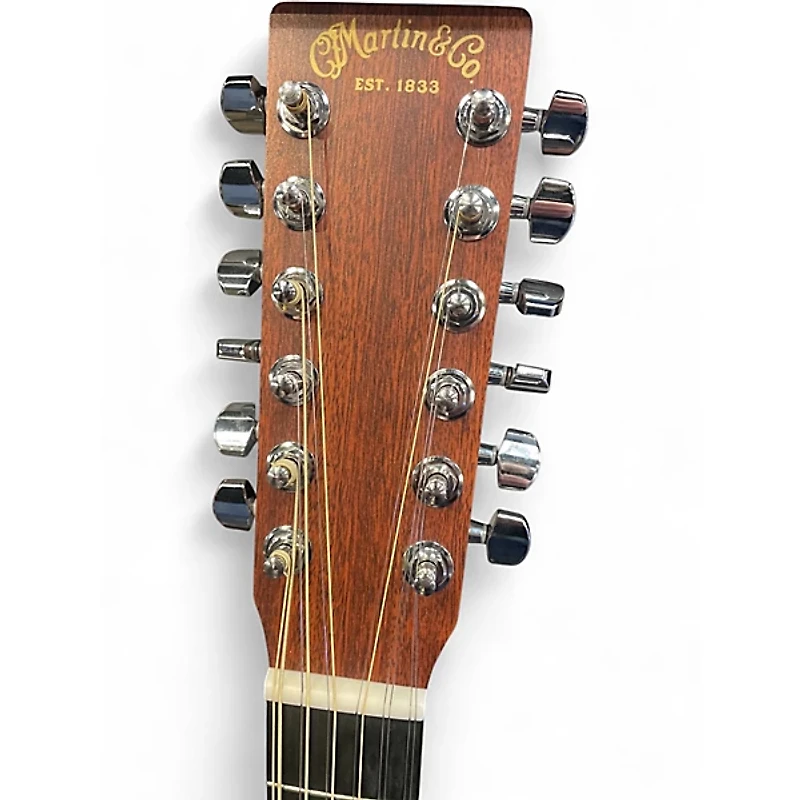 Used Martin D12X1AE Natural 12 String Acoustic Electric Guitar