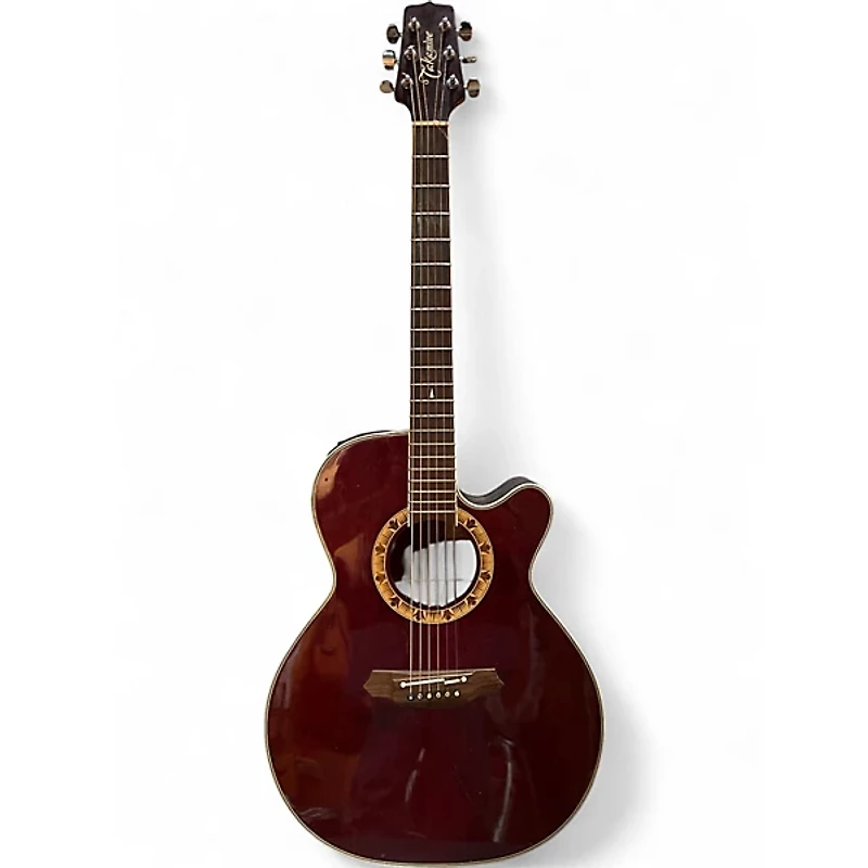 Used Takamine PT508 RED Acoustic Electric Guitar