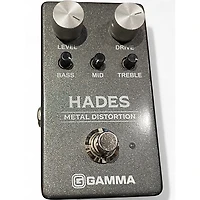 Used GAMMA HADES METAL DISTORTION Effect Pedal