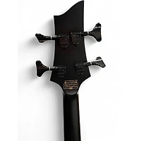 Used Schecter Guitar Research Stiletto Stealth-4 Satin Black Electric Bass Guitar