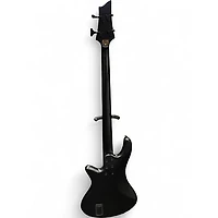 Used Schecter Guitar Research Stiletto Stealth-4 Satin Black Electric Bass Guitar