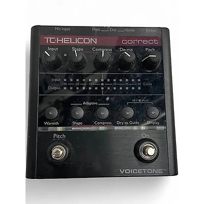 Used TC Helicon VoiceTone Correct Vocal Processor