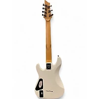 Used Schecter Guitar Research Demon 7 String White Solid Body Electric Guitar