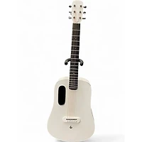 Used LAVA MUSIC LAVA ME PLAY WHITE Acoustic Electric Guitar
