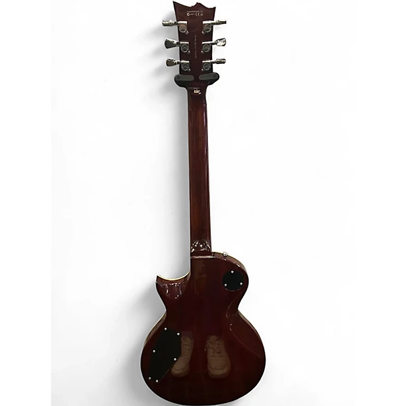 Used ESP LTD EC256FM Dark Brown Sunburst Solid Body Electric Guitar