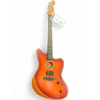 Used Fender American Acoustasonic Jazzmaster Tobacco Sunburst Acoustic Electric Guitar