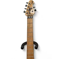 Used Sterling by Music Man Sub AX3 Axis Trans Black Solid Body Electric Guitar