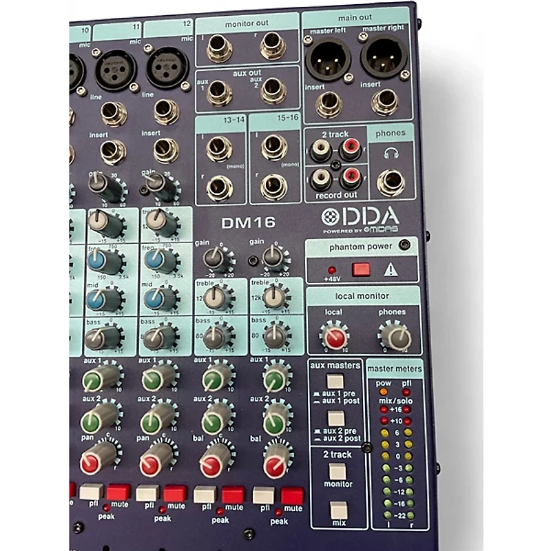 Used Midas DM16 Unpowered Mixer