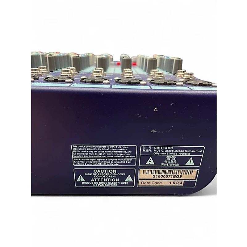 Used Midas DM16 Unpowered Mixer