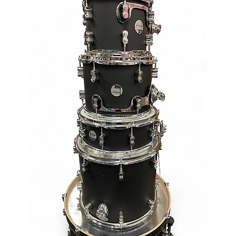 Used PDP by DW 5 Piece Concept Series Satin Black Drum Kit