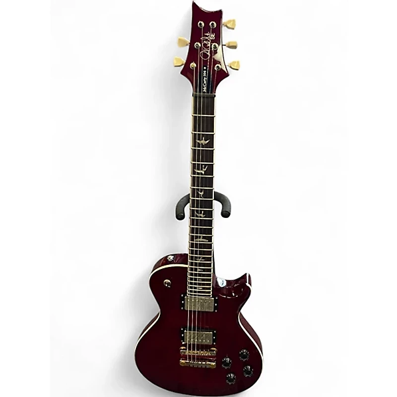 Used PRS SE Singlecut McCarty 594 Cherry Solid Body Electric Guitar