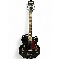 Used Ibanez AF71F Black Hollow Body Electric Guitar