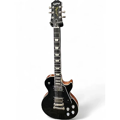 Used Epiphone les paul modern black sparkle Solid Body Electric Guitar