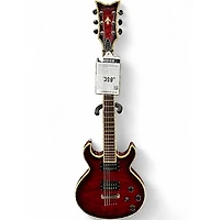 Used Schecter Guitar Research S-1 Elite Diamond Series Red Solid Body Electric Guitar