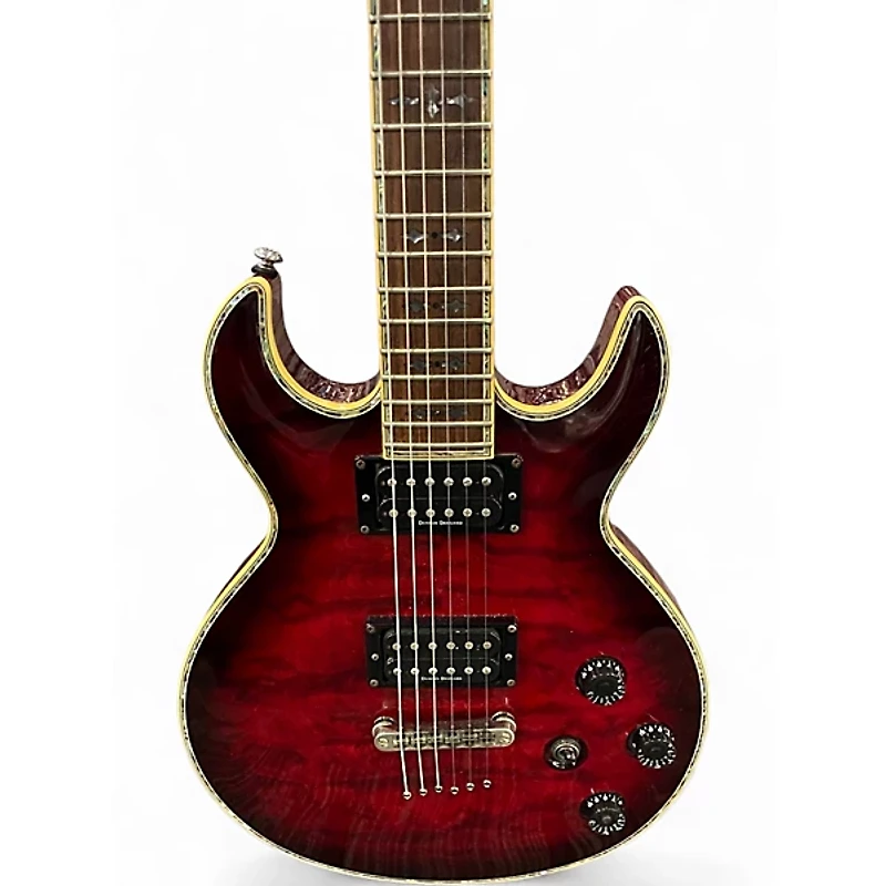 Used Schecter Guitar Research S-1 Elite Diamond Series Red Solid Body Electric Guitar