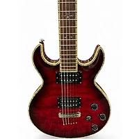 Used Schecter Guitar Research S-1 Elite Diamond Series Red Solid Body Electric Guitar