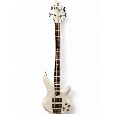 Used Yamaha TRBX304 White Electric Bass Guitar