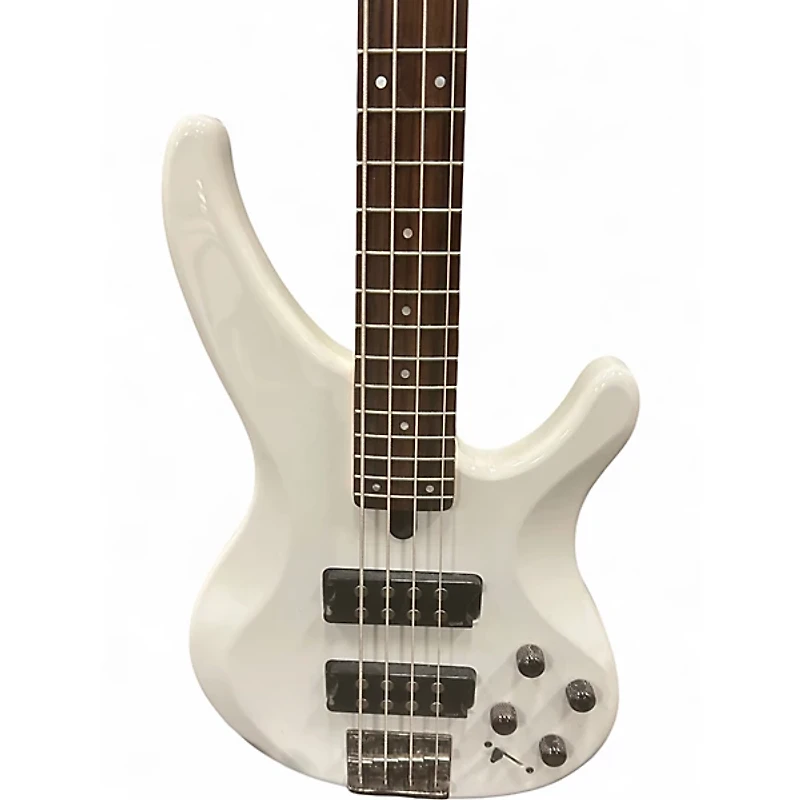 Used Yamaha TRBX304 White Electric Bass Guitar