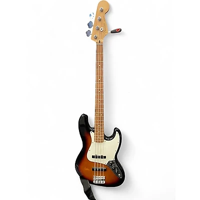 Used Fender Player Jazz Bass 3 Color Sunburst Electric Bass Guitar