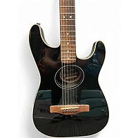 Used Fender Stratacoustic Black Acoustic Electric Guitar