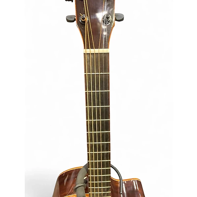 Used Washburn WCG25SCE Comfort Natural Acoustic Electric Guitar